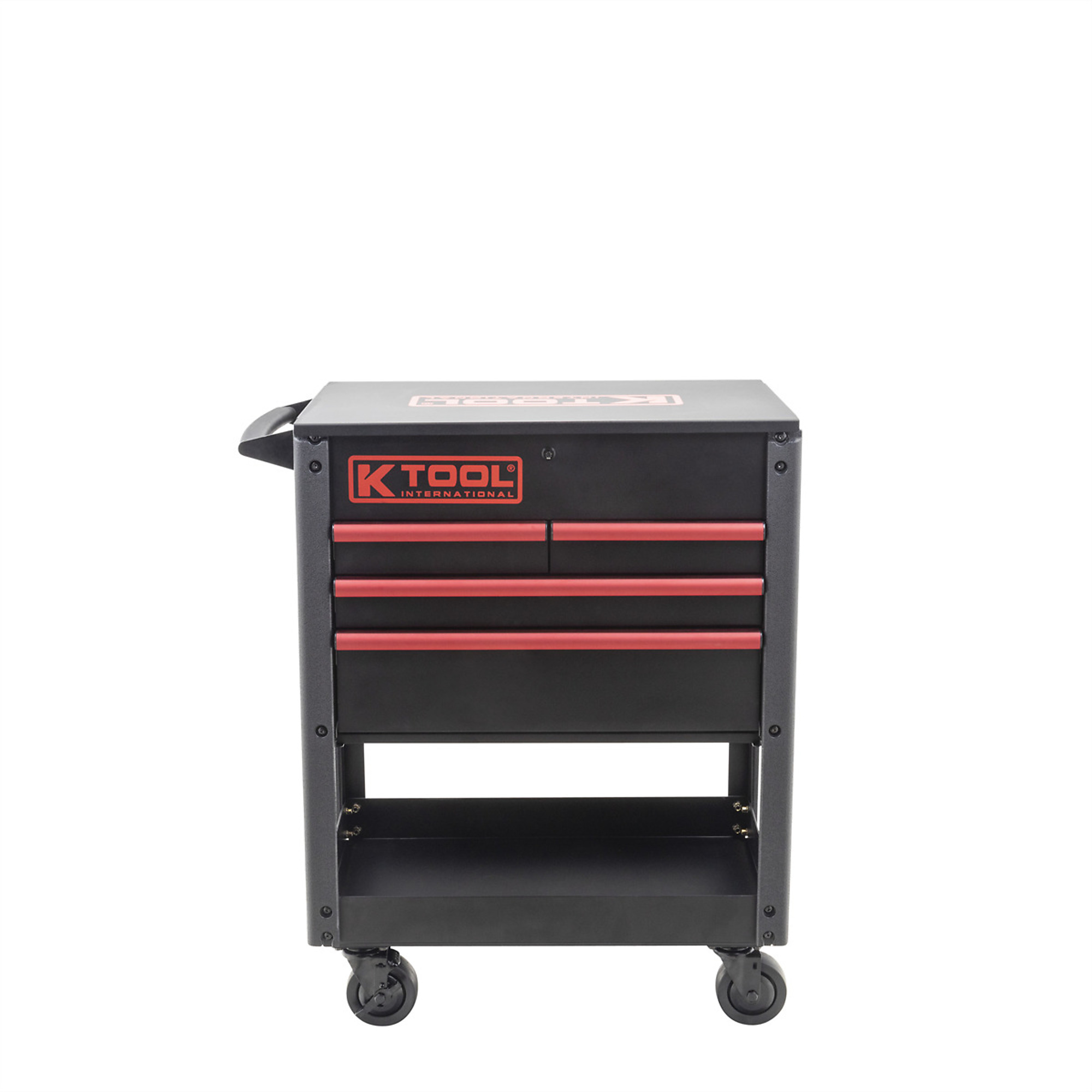 K Tool International Service Cart — 35in., 4 Drawers, 500-Lb. Capacity, Matte Black, Model# KTI75118